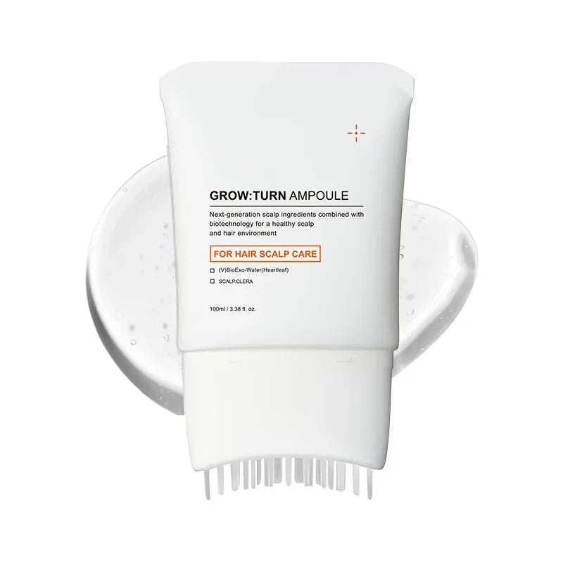 Korean Scalp Revival Serum — Built-In Massage Brush for Fuller, Healthier-Looking Hair