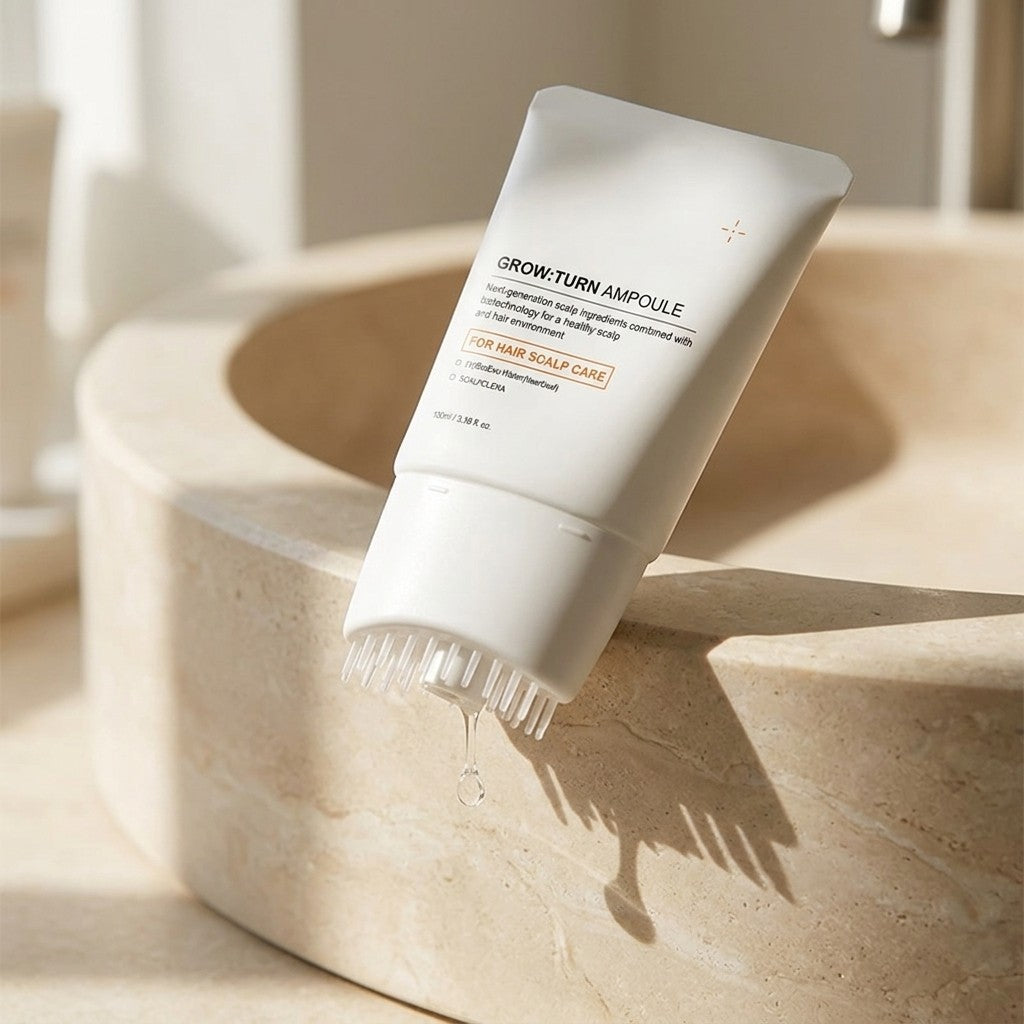 Korean Scalp Revival Serum — Built-In Massage Brush for Fuller, Healthier-Looking Hair
