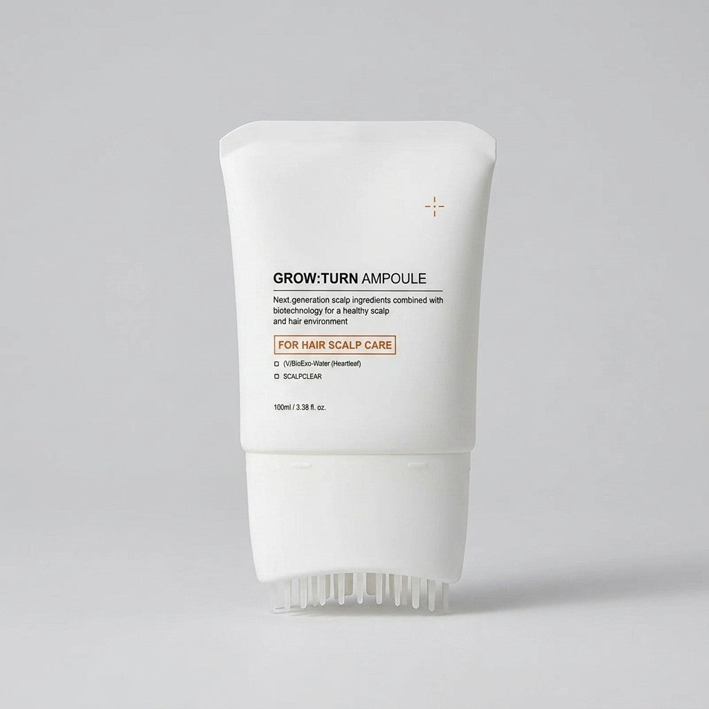 Korean Scalp Revival Serum — Built-In Massage Brush for Fuller, Healthier-Looking Hair