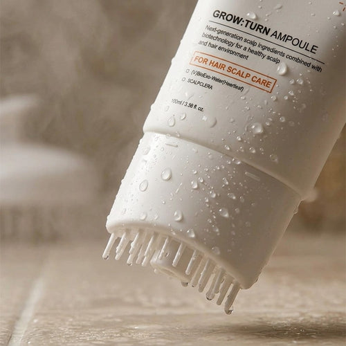 Korean Scalp Revival Serum — Built-In Massage Brush for Fuller, Healthier-Looking Hair